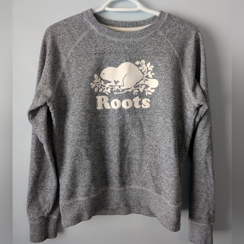 Roots Salt And Pepper Crewneck Sweatshirt
